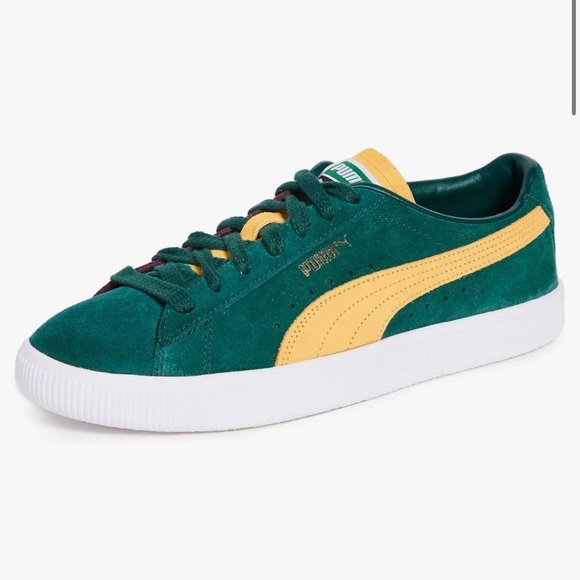 PUMA – Green VGT Team suede sneakers | Retro sport style * - Picture 2 of 11